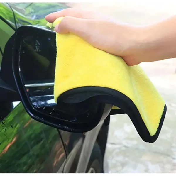 Yellow_800_GSM_Car_Cleaning_Towel