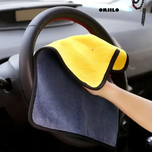Yellow_800_GSM_Car_Cleaning_Towel