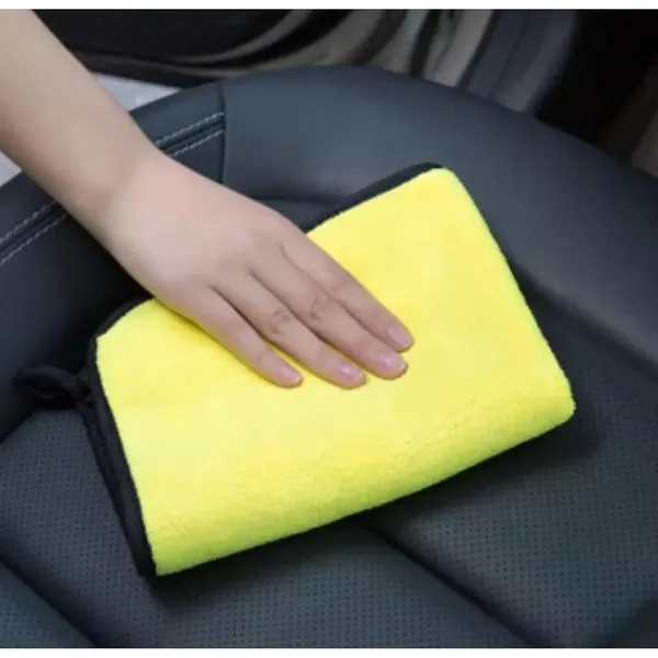 Yellow_800_GSM_Car_Cleaning_Towel
