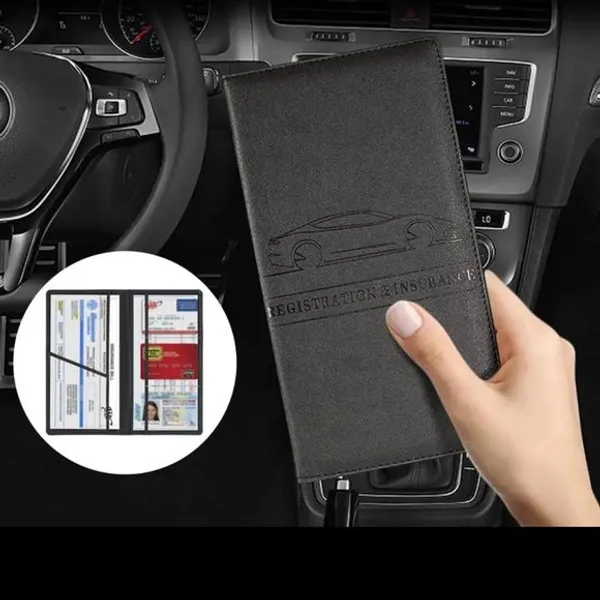 Car_Document_Holder_with_Magnetic_Closure_Vehicle_Registration_&_Insurance_Insurance_Card,_Driving_Licence,_RC_Book_Organizer_with_Multiple_Pockets_for_Car_Truck_Motorcycle