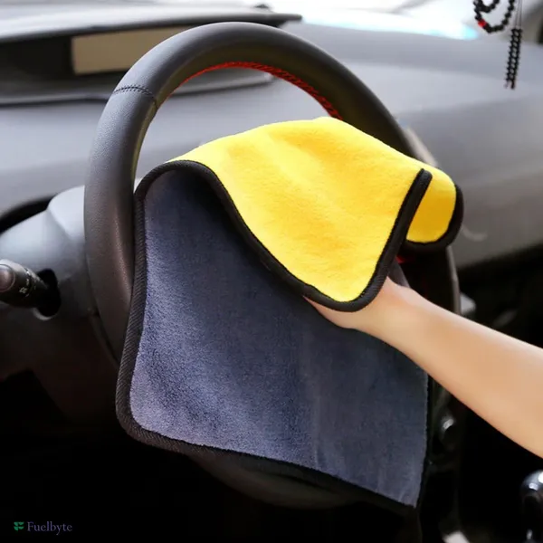 Yellow_800_GSM_Car_Cleaning_Towel
