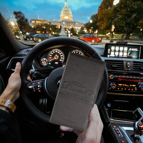 Car_Document_Holder_with_Magnetic_Closure_Vehicle_Registration_&_Insurance_Insurance_Card,_Driving_Licence,_RC_Book_Organizer_with_Multiple_Pockets_for_Car_Truck_Motorcycle