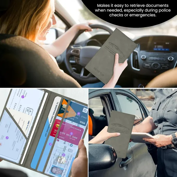 Car_Document_Holder_with_Magnetic_Closure_Vehicle_Registration_&_Insurance_Insurance_Card,_Driving_Licence,_RC_Book_Organizer_with_Multiple_Pockets_for_Car_Truck_Motorcycle