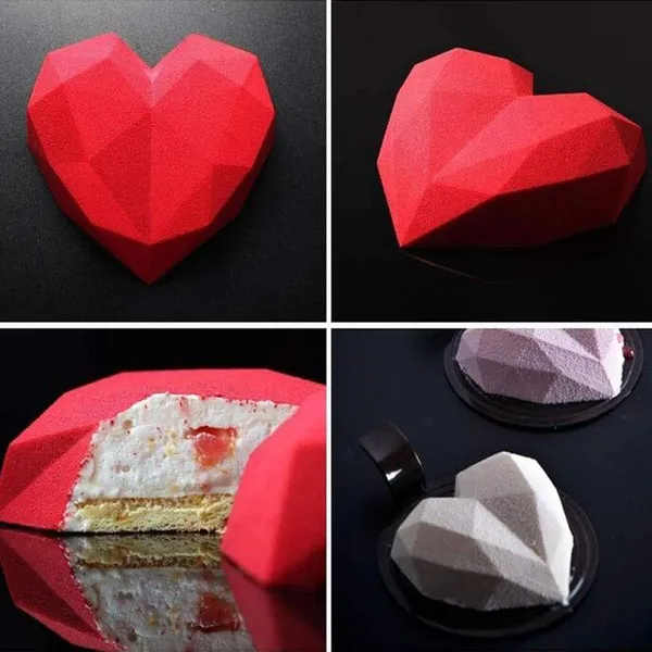 Reusable_Silicon_Cake_Baking_Moulds_|_BPA-Free,_Food_Grade,_20_x_16_CM_(Heart_Shape)_-----__Heart_Shaped_Chocolate_Mold,_Diamond_Heart_Mousse_Cake_Mold_Trays_Silicone_Chocolate_Dessert_Baking_Pan