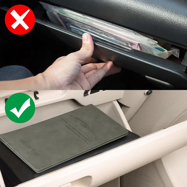 Car_Document_Holder_with_Magnetic_Closure_Vehicle_Registration_&_Insurance_Insurance_Card,_Driving_Licence,_RC_Book_Organizer_with_Multiple_Pockets_for_Car_Truck_Motorcycle