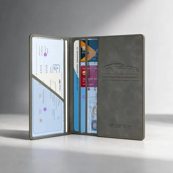 Car_Document_Holder_with_Magnetic_Closure_Vehicle_Registration_&_Insurance_Insurance_Card,_Driving_Licence,_RC_Book_Organizer_with_Multiple_Pockets_for_Car_Truck_Motorcycle