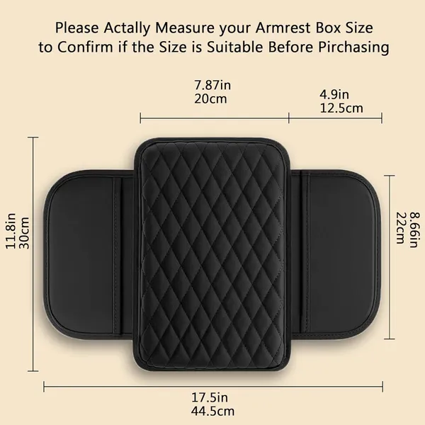 Upgraded_Car_Armrest_Cover,_Microfiber_Leather_Arm_Rest_for_Car_Cushion_with_2_Pocket_Car_Organizer,_Universal_Car_Interior_Accessories_for_Cars_SUV_Trucks_(Black)