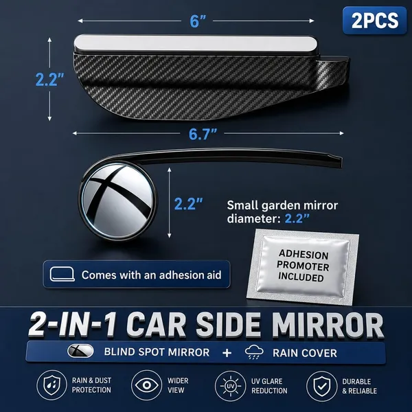 Black_Car_Side_Mirror_Blind_Spot_Rain_Visor