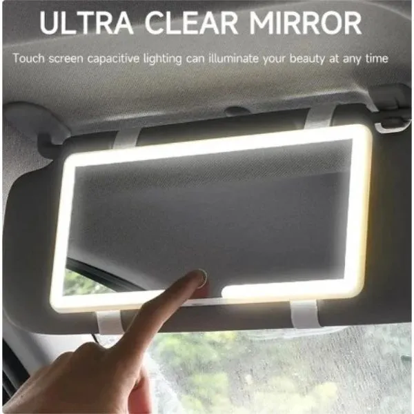 Car_Sun_Visor_Vanity_Mirror,_Makeup_Mirror_with_3_Light_Modes_&_60_LEDs_Rechargeable_Led_Light_Car_Mirror_with_Dimmable_Touch_Screen,_Rear_View_Sun-Shading_Travel_Cosmetic_Mirror.
