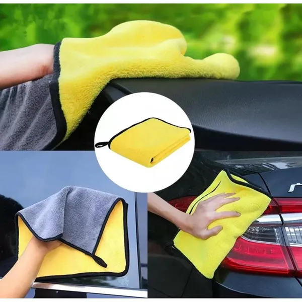 Yellow_800_GSM_Car_Cleaning_Towel