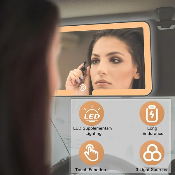 Car_Sun_Visor_Vanity_Mirror,_Makeup_Mirror_with_3_Light_Modes_&_60_LEDs_Rechargeable_Led_Light_Car_Mirror_with_Dimmable_Touch_Screen,_Rear_View_Sun-Shading_Travel_Cosmetic_Mirror.
