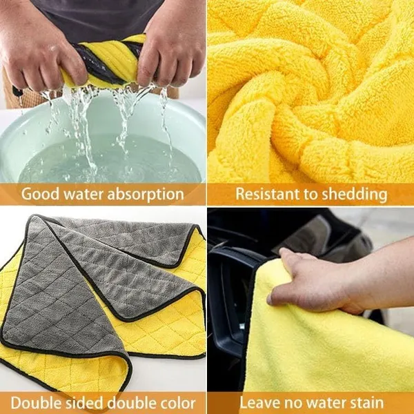 Yellow_800_GSM_Car_Cleaning_Towel