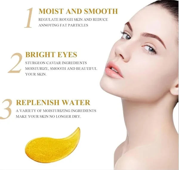 24k_Gold_Under_Eye_Patches_(60_PCS)_eye_mask,_Collagen_Skin_Care_Products,_Eye_Patches_for_Puffy_Eyes_masks_for_dark_circles,_Wrinkles_and_puffiness,_Revitalises_and_Refreshes_Your_Skin