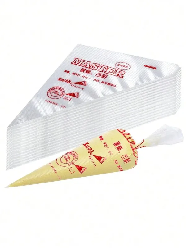 100_Pcs_Disposable_Pastry_Icing_Piping_Bags,_Anti-Burst_&_Non-Slip_for_Cake,_Cookie_&_Cupcake_Decorating,_Food-Grade,_BPA-Free,_26x17_CM,_Clear