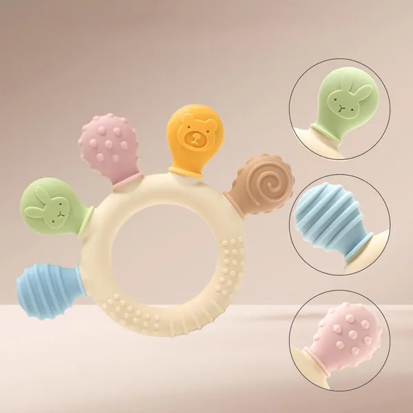 Silicone_&_Wooden_Baby_Teether_for_0-12_Months_|_Food_Grade_Silicone_Teething_Toy_|_Soft_&_Safe_Gum_Relief_|_BPA_Free_Chew_Toy_for_Infants_3-6,_6-12_Months_|_Teething_Toys_for_Babies_|_Round_Shape