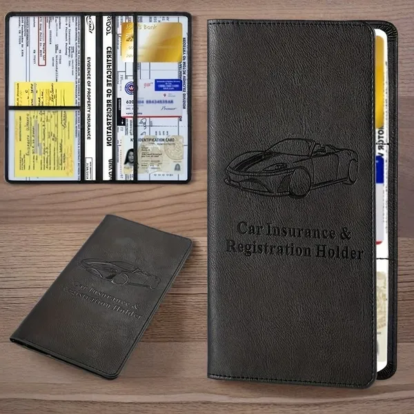 Car_Document_Holder_with_Magnetic_Closure_Vehicle_Registration_&_Insurance_Insurance_Card,_Driving_Licence,_RC_Book_Organizer_with_Multiple_Pockets_for_Car_Truck_Motorcycle