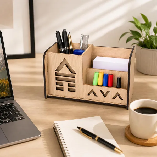 Wooden_Pen_Holder