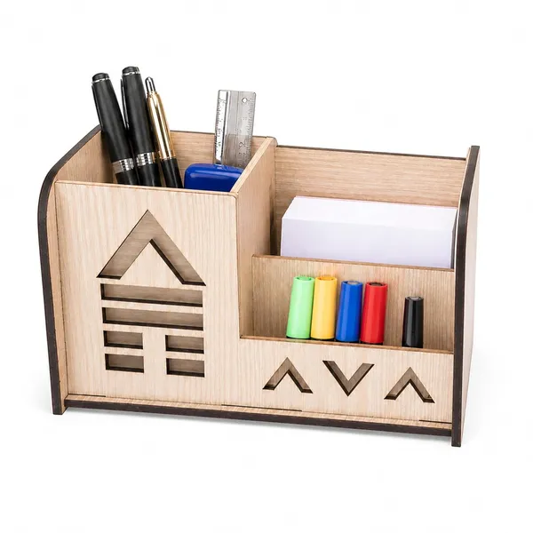 Wooden_Pen_Holder
