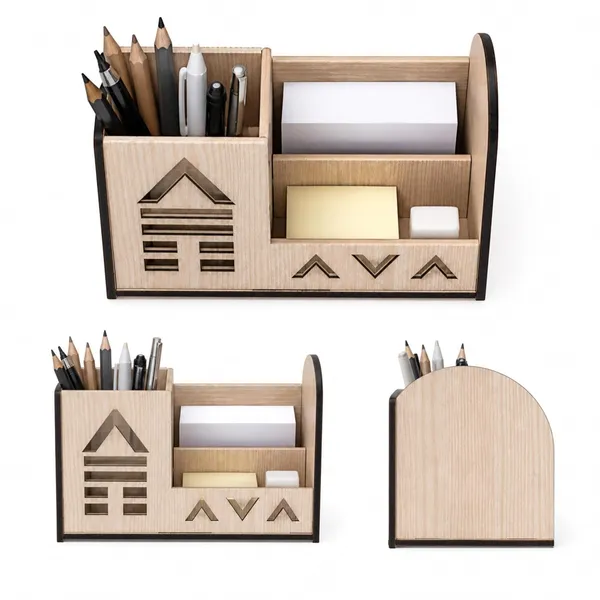 Wooden_Pen_Holder