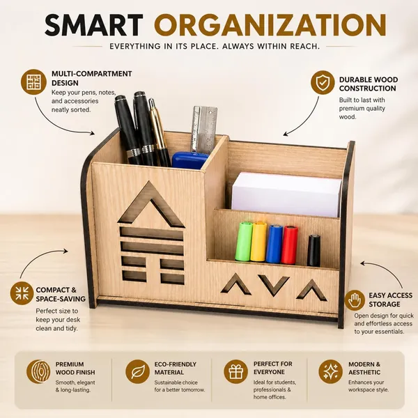 Wooden_Pen_Holder