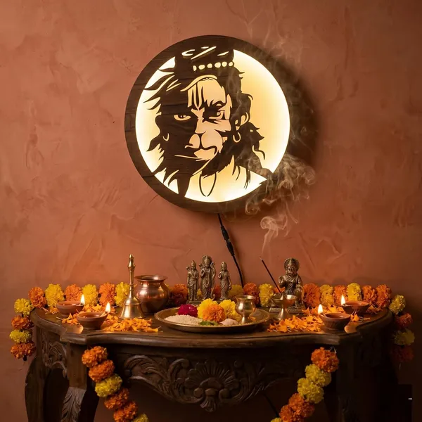 Wooden_Led_Wall_Light_With_Spiritual_Design