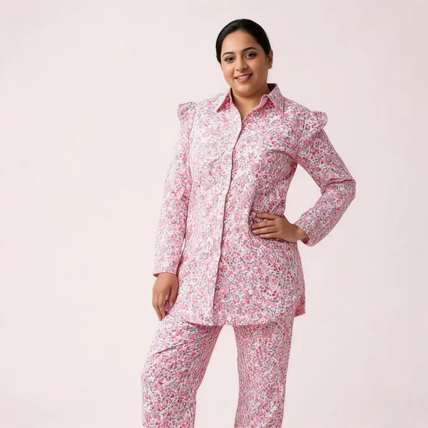 Light_Pink_Cotton_Floral_Print_Loungewear_Co-Ord_Set_For_Women