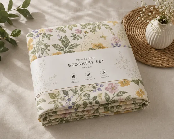 Floral_Fitted/_elastic_Pure_Cotton_Premium_King_Size_Bedsheet_With_Pillow_Covers