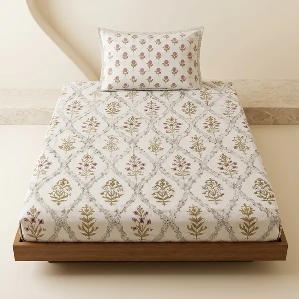 White_Cotton_Fitted_Queen_Size_Bedsheet