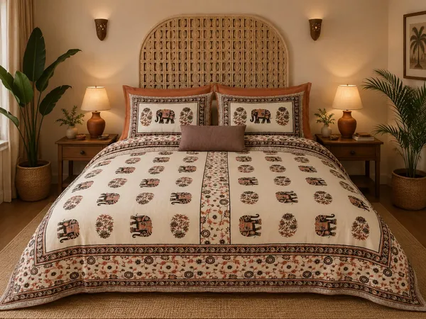 hand_block__Pure_Cotton_Premium_King_Size_Bedsheet_With_2_Pillow_Covers