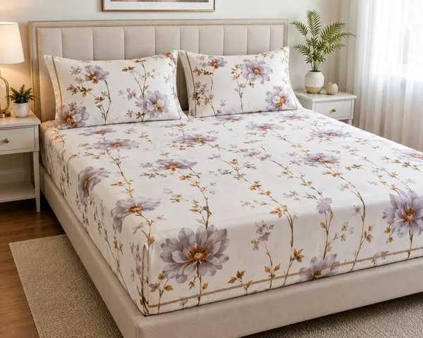 Fitted_/_Elastic_Pure_Cotton_Premium_King_Size_Bedsheet_With_Pillow_Covers