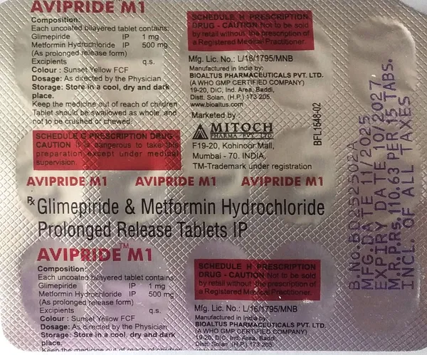 Avipride_M_1/500_Tablets_-_Pack_of_3