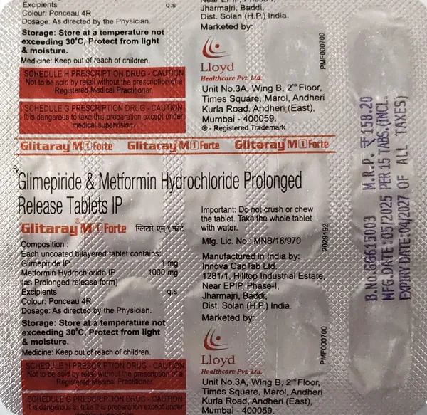 Glitaray_M_1_Forte_Tablets_-_Pack_of_3