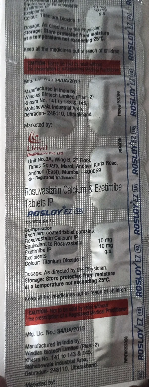Rosloy_EZ_10/10_Mg_Tablet-_Pack_of_2