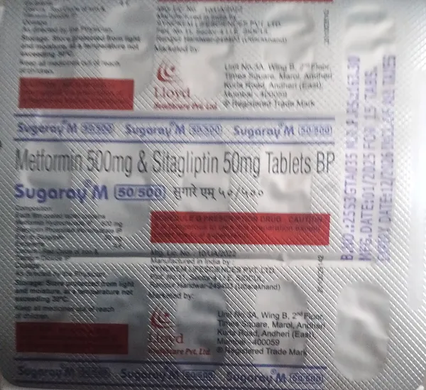 Sugaray_M_50/500__Tablets-_Pack_of_2