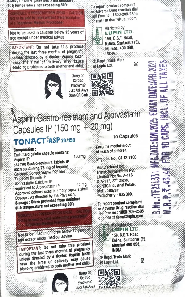 Tonact-Asp_20/150_Capsules_-_Pack_of_2
