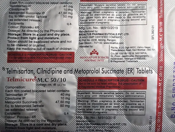 Telmicure-M_C_50/10_Tablets_-_Pack_of_3