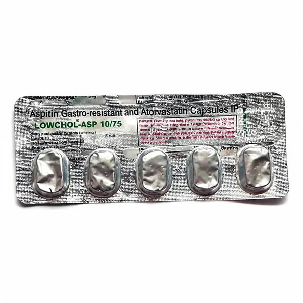 Lowchol_ASP_10/75_Capsules_Ip_-_Pack_of_2