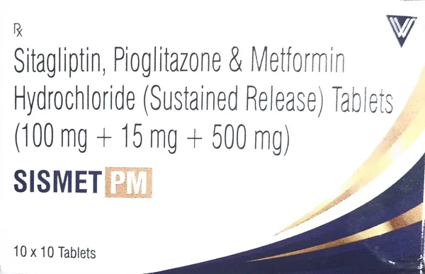 Sismet_Pm_100/15/500_Tablets_-_Pack_of_3