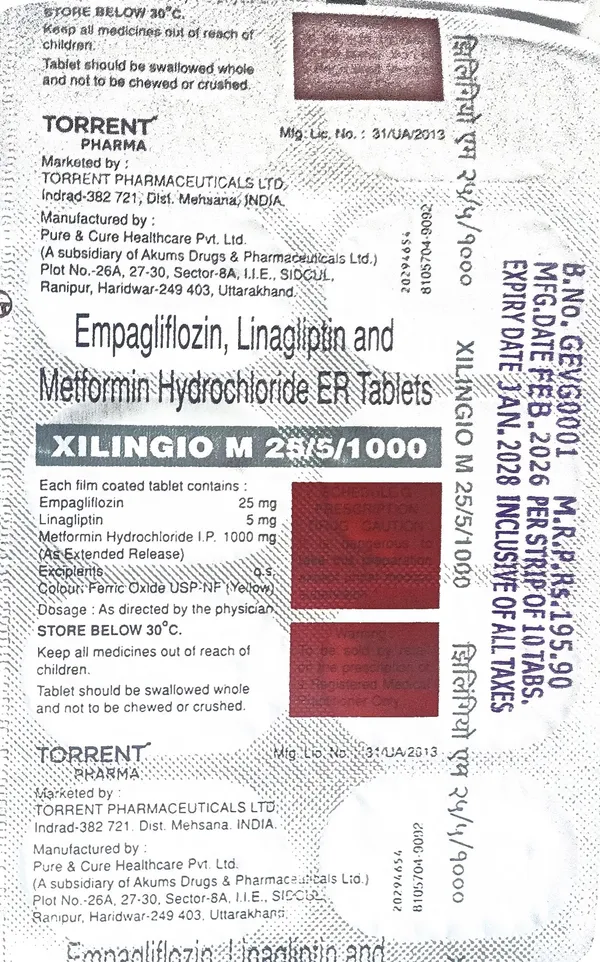 Xilingio_M_25/5/1000_Tablets_-_Pack_of_2