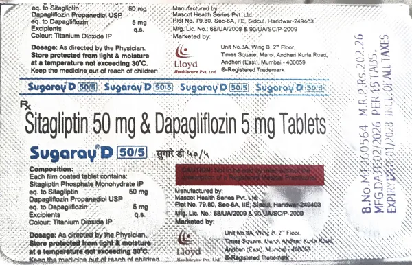 Sugaray_D_50/5_Tablets_-_Pack_of_2
