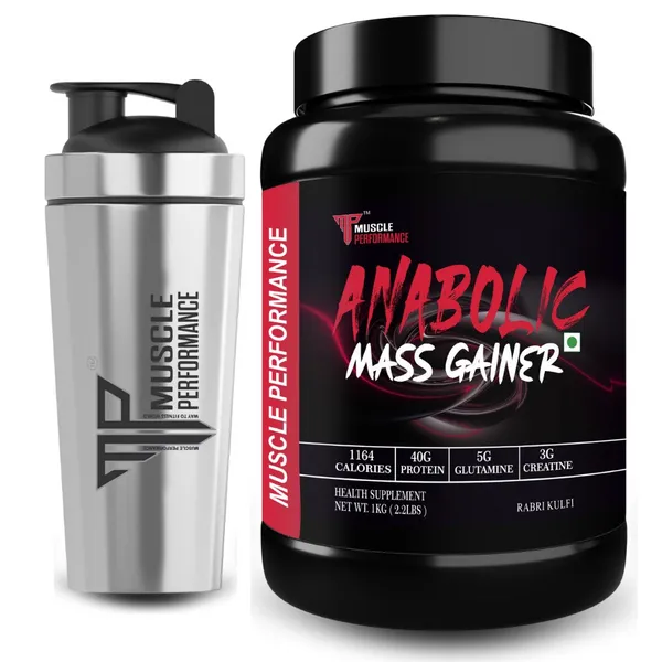 Muscle_Performance_Anabolic_Mass_Gainer_With_Steel_Shaker_1_Kg_2.2Lbs_Rabri_Kulfi