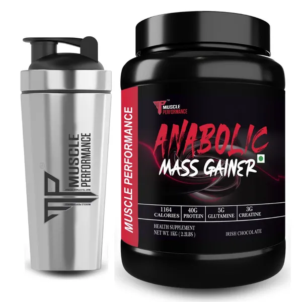 Muscle_Performance_Anabolic_Mass_Gainer_With_Steel_Shaker_1_Kg_2.2_Lbs_Irish_Chocolate