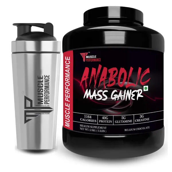 Muscle_Performance_Anabolic_Mass_Gainer_With_Steel_Shaker_2.5_Kgs_5.5Lbs_Belgium_Chocolate