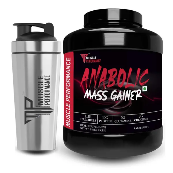 Muscle_Performance_Anabolic_Mass_Gainer_With_Steel_Shaker_2.5_Kgs_5.5Lbs_Rabri_Kulfi