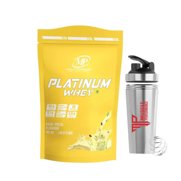Muscle_Performance_Platinum_Whey_Protein_With_Steel_Shaker_1Kg_2.2_Lbs_28_Servings_Kaju_Pista
