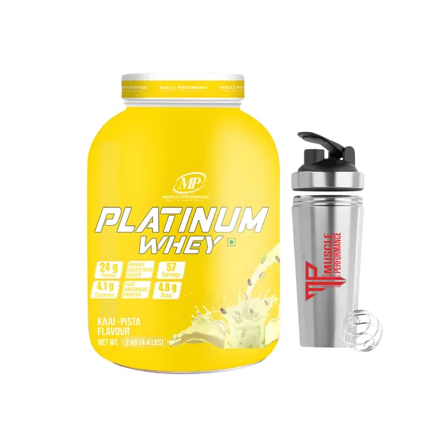 Muscle_Performance_Platinum_Whey_Protein_With_Steel_Shaker_2Kg_4.4_Lbs_57_Servings_Kaju_Pista