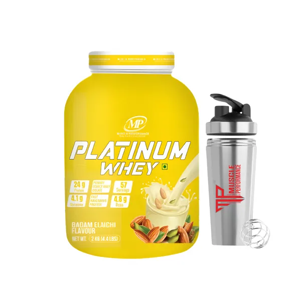 Muscle_Performance_Platinum_Whey_Protein_With_Steel_Shaker_2Kg_4.4Lbs_57_Servings_Badam_Elaichi