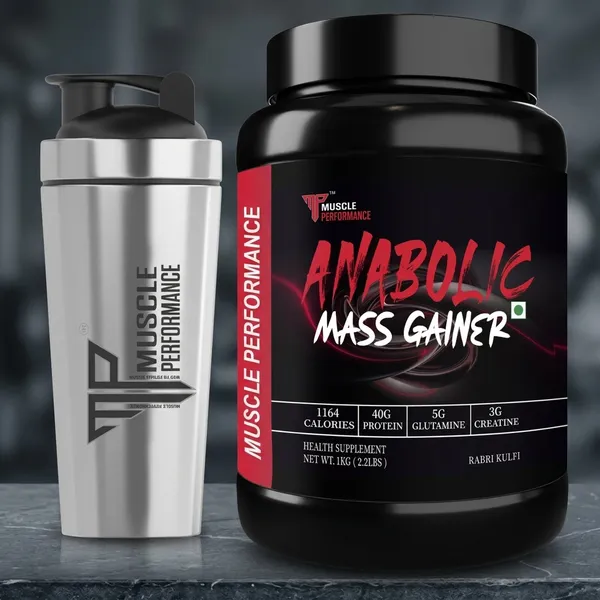 Muscle_Performance_Anabolic_Mass_Gainer_With_Steel_Shaker_1_Kg_2.2Lbs_Rabri_Kulfi