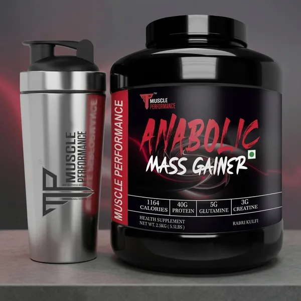 Muscle_Performance_Anabolic_Mass_Gainer_With_Steel_Shaker_2.5_Kgs_5.5Lbs_Rabri_Kulfi