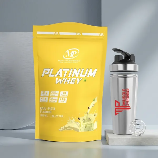 Muscle_Performance_Platinum_Whey_Protein_With_Steel_Shaker_1Kg_2.2_Lbs_28_Servings_Kaju_Pista